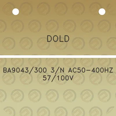 dold-ba9043300-3n-ac50-400hz-57100v