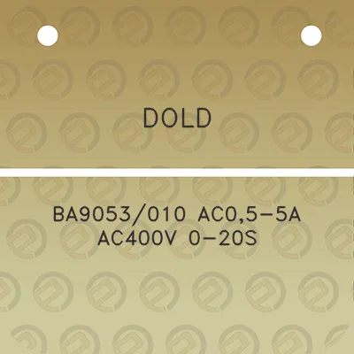 dold-ba9053010-ac05-5a-ac400v-0-20s