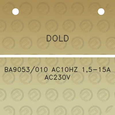 dold-ba9053010-ac10hz-15-15a-ac230v