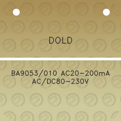 dold-ba9053010-ac20-200ma-acdc80-230v