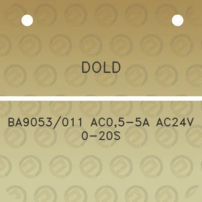 dold-ba9053011-ac05-5a-ac24v-0-20s