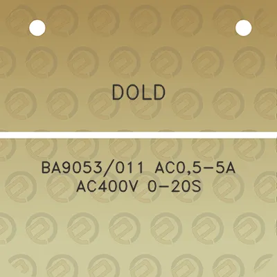 dold-ba9053011-ac05-5a-ac400v-0-20s