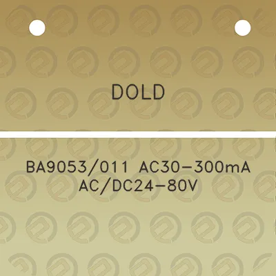 dold-ba9053011-ac30-300ma-acdc24-80v