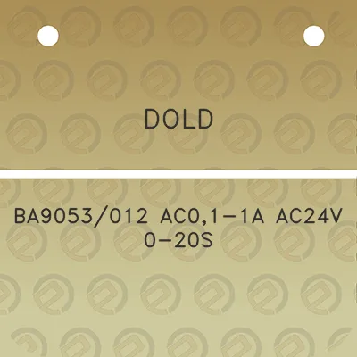 dold-ba9053012-ac01-1a-ac24v-0-20s