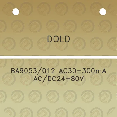 dold-ba9053012-ac30-300ma-acdc24-80v