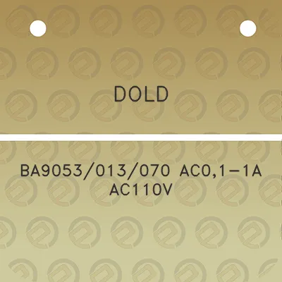 dold-ba9053013070-ac01-1a-ac110v