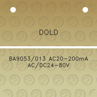 dold-ba9053013-ac20-200ma-acdc24-80v