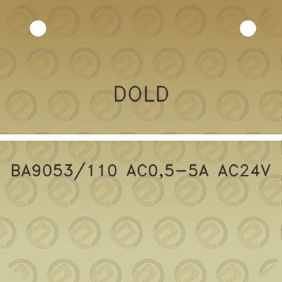 dold-ba9053110-ac05-5a-ac24v