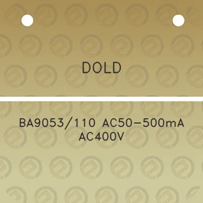 dold-ba9053110-ac50-500ma-ac400v