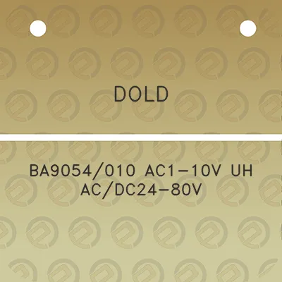 dold-ba9054010-ac1-10v-uh-acdc24-80v