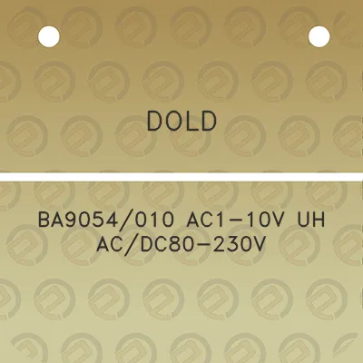 dold-ba9054010-ac1-10v-uh-acdc80-230v