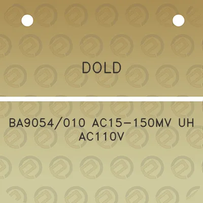 dold-ba9054010-ac15-150mv-uh-ac110v