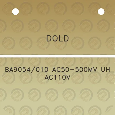 dold-ba9054010-ac50-500mv-uh-ac110v