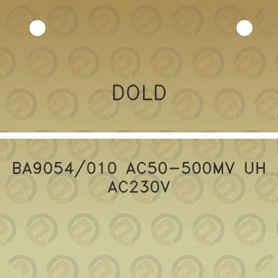 dold-ba9054010-ac50-500mv-uh-ac230v