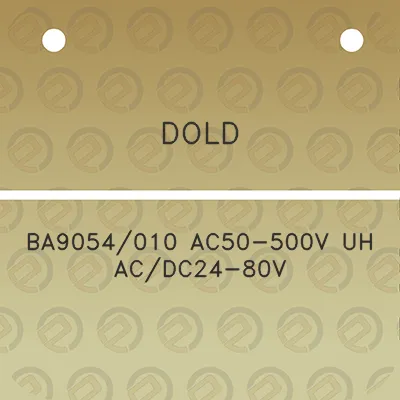 dold-ba9054010-ac50-500v-uh-acdc24-80v