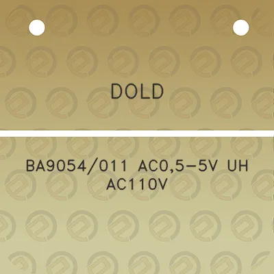 dold-ba9054011-ac05-5v-uh-ac110v