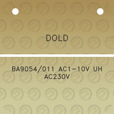 dold-ba9054011-ac1-10v-uh-ac230v