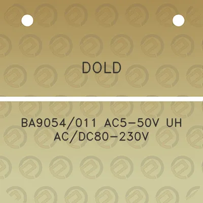 dold-ba9054011-ac5-50v-uh-acdc80-230v