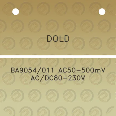 dold-ba9054011-ac50-500mv-acdc80-230v