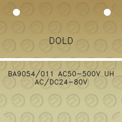 dold-ba9054011-ac50-500v-uh-acdc24-80v