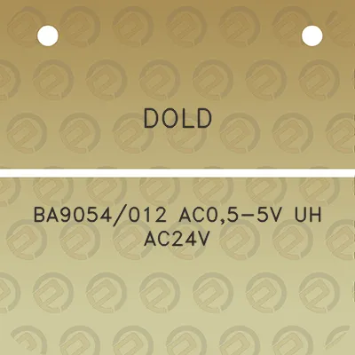 dold-ba9054012-ac05-5v-uh-ac24v