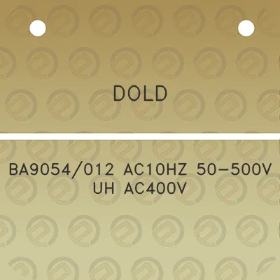 dold-ba9054012-ac10hz-50-500v-uh-ac400v