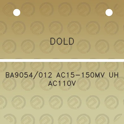 dold-ba9054012-ac15-150mv-uh-ac110v