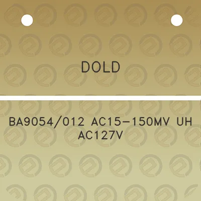 dold-ba9054012-ac15-150mv-uh-ac127v