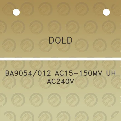 dold-ba9054012-ac15-150mv-uh-ac240v