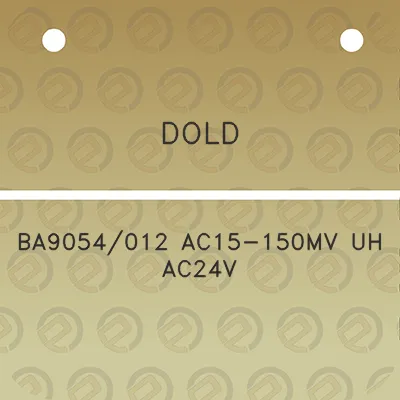 dold-ba9054012-ac15-150mv-uh-ac24v