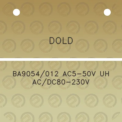 dold-ba9054012-ac5-50v-uh-acdc80-230v