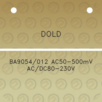 dold-ba9054012-ac50-500mv-acdc80-230v