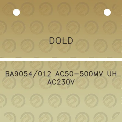 dold-ba9054012-ac50-500mv-uh-ac230v