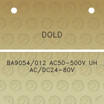 dold-ba9054012-ac50-500v-uh-acdc24-80v