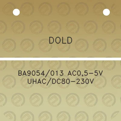 dold-ba9054013-ac05-5v-uhacdc80-230v