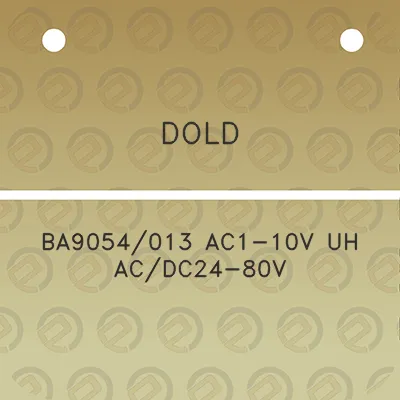 dold-ba9054013-ac1-10v-uh-acdc24-80v