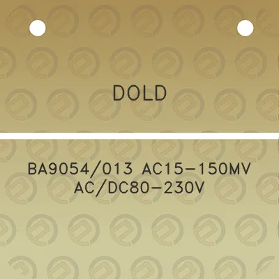 dold-ba9054013-ac15-150mv-acdc80-230v