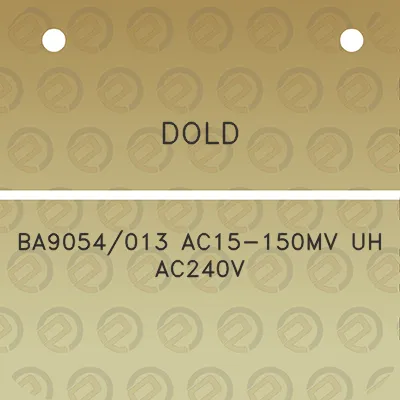 dold-ba9054013-ac15-150mv-uh-ac240v