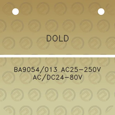 dold-ba9054013-ac25-250v-acdc24-80v