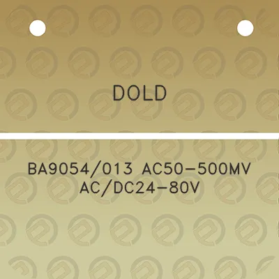 dold-ba9054013-ac50-500mv-acdc24-80v