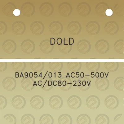 dold-ba9054013-ac50-500v-acdc80-230v