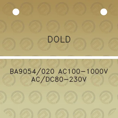 dold-ba9054020-ac100-1000v-acdc80-230v