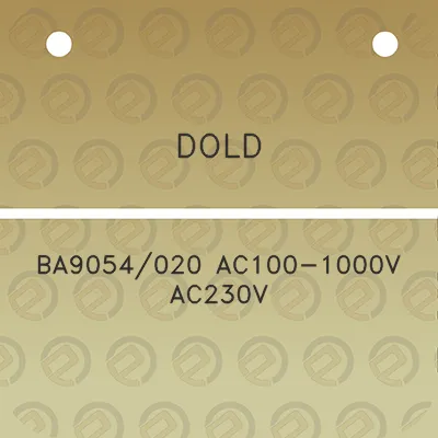 dold-ba9054020-ac100-1000v-ac230v