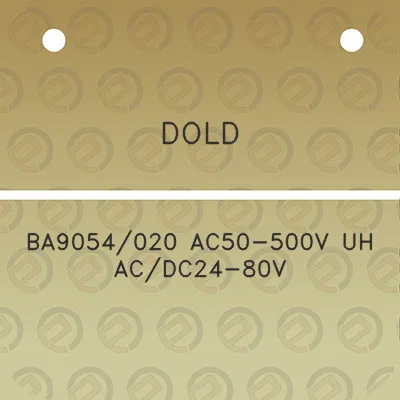 dold-ba9054020-ac50-500v-uh-acdc24-80v