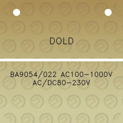 dold-ba9054022-ac100-1000v-acdc80-230v