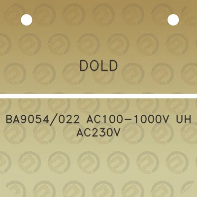 dold-ba9054022-ac100-1000v-uh-ac230v