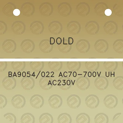 dold-ba9054022-ac70-700v-uh-ac230v