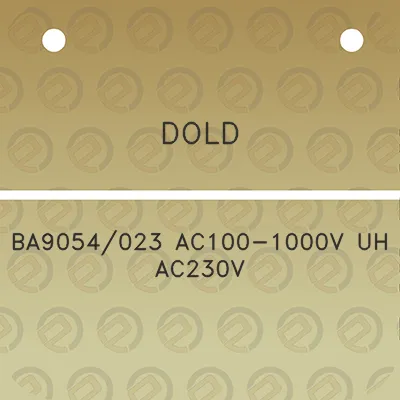 dold-ba9054023-ac100-1000v-uh-ac230v