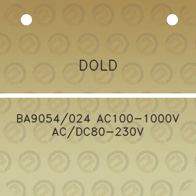 dold-ba9054024-ac100-1000v-acdc80-230v