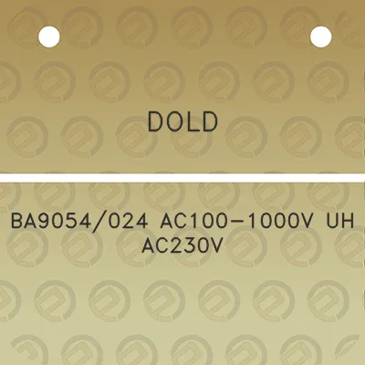 dold-ba9054024-ac100-1000v-uh-ac230v